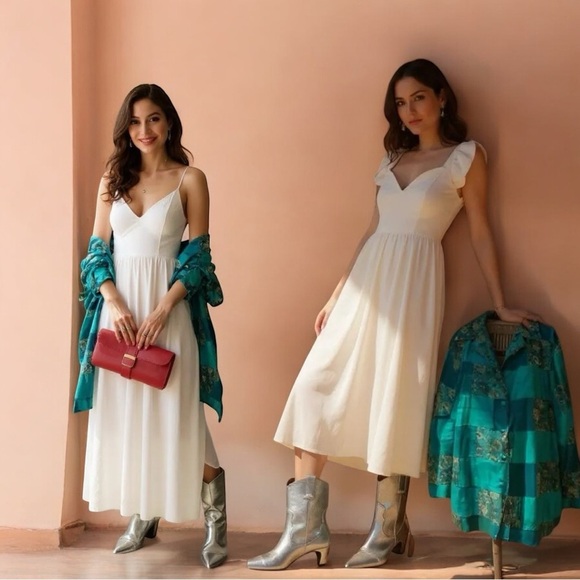 156 Norm Thompson |NWOT India Patchwork Jacket Teal Boho Vintage Style (size XL) - Picture 3 of 13